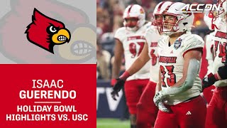 12 27 FB LOU Isaac Guerendo Holiday Bowl Highlight [upl. by Ardath]