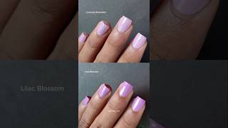 Lavender Relaxation vs Lilac Blossom by Flormar flormar nailpolish swatches shorts youtube [upl. by Gent]