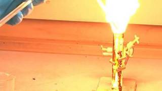 Hypergolic Reaction  Periodic Videos [upl. by Lalittah27]