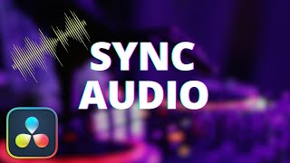 How to Sync Audio Inside Davinci Resolve 19 tutorial [upl. by Bez]