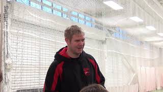 Matthew Hoggard  England fast bowler giving tips to KIOC cricketers during KIOC TOUR TO UK 2013 [upl. by Etom]