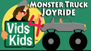 Monster Truck Joyride  Kids Count With Trucks [upl. by Kenweigh]