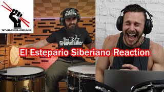 EL ESTEPARIO SIBERIANO  BLINDING LIGHTS  THE WEEKND  DRUM COVER  REACTION VIDEO [upl. by Yleik]