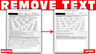 Form Editing Secrets Revealed Removing Texts from Filled Up FormsForm se text remove kareF2F [upl. by Wack114]