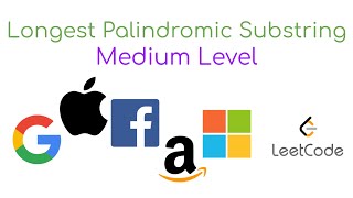 Solution longest palindromic substring dynamic algorithm leetcode codility [upl. by Hun]