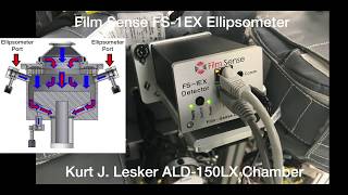 Film Sense In Situ Ellipsometer integrated on a Kurt J Lesker ALD Chamber [upl. by Asseret569]