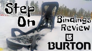 Burton Step On Snowboard Bindings Review [upl. by Kask668]