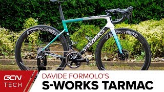 Davide Formolos Specialized SWorks Tarmac  BORAHansgrohe Pro Bike [upl. by Annohsed]