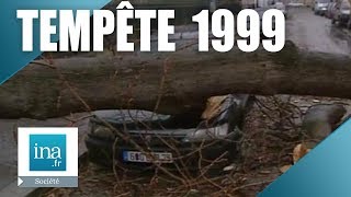 Tempête 1999  Les dégâts à Paris  Archive INA [upl. by Aynna622]