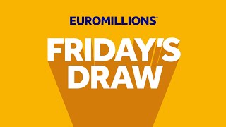 The National Lottery EuroMillions draw results from Friday 18 October 2024 [upl. by Barnes]