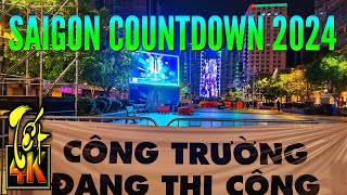 Saigon Countdown 2024 ở phố đi bộ Nguyễn Huệ Sài Gòn [upl. by Asquith606]