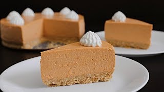 NoBake Pumpkin Cheesecake Recipe [upl. by Yentyrb]