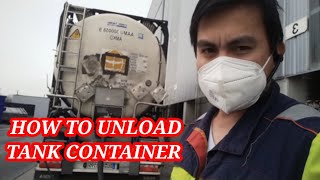 HOW TO UNLOAD TANK CONTAINER🇪🇺🇵🇭🚛 [upl. by Cutlor959]