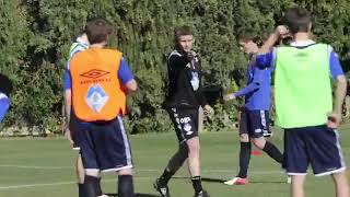 A clip of Ole Gunnar Solskjaer in training with Molde MUFC [upl. by Leunas]