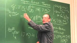 UNM Phys 531 2011 Lec15 Wigner Eckart Theorem Selection Rules 1 [upl. by Stevana591]