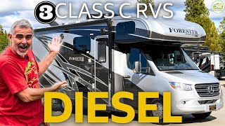 3 Small Diesel Class C RVs Tours All Under 25 Feet  2024 Models [upl. by Nirred733]