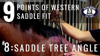 Tip 8 Saddle Tree Angle  The 9 Points of Western Saddle Fit [upl. by Adnolahs933]