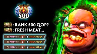 Immortal Rank 500 Queen of Pain Mid Fresh Meat  Genius Pudge [upl. by Anner]