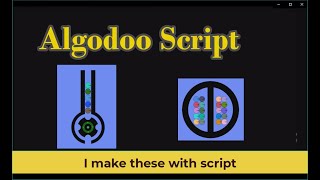 algodoo beginner script tutorial [upl. by Sondra]