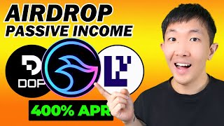 3 Guaranteed Crypto Airdrops for Passive Income in 2024 [upl. by Aduhey]