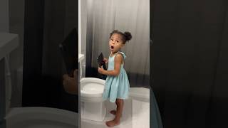 Dad catches daughter flushing iPad down the the toilet shorts [upl. by Vince]