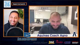 FOOTBALL CIFSS Semifinals Preview with Aquinas Coach George Anagnostopoulos [upl. by Cherianne]