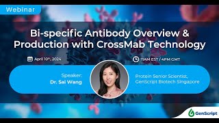 Bispecific Antibody Overview amp Production with CrossMab Technology [upl. by Stagg]