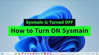 Sysmain Service is Turned OFF  How to Turn ON Symain Service  Ready to Boost [upl. by Oiramal]