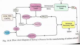 MANUFACTURING OF SODIUM CARBONATE SOLVAY PROCESS AND UREA FLOW SHEET DIAGRAMS [upl. by Ellertal75]