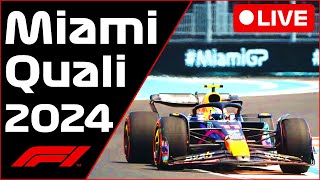 🔴F1 LIVE  Miami GP QUALI  Commentary  Live Timing [upl. by Zippora]