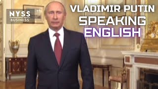 Vladimir Putin Speaking English [upl. by Ysnil836]