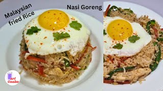 Malaysian Nasi Goreng Style Fried Rice  Fari Cooks cooking rice malaysianstreetfood [upl. by At]