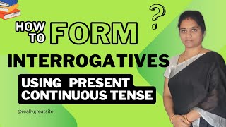 Interrogatives using what in present continuous tense Spoken English 5 [upl. by Nigam539]