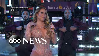 Mariah Carey gets secondchance New Years performance [upl. by Ikuy]