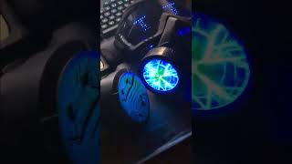 Cyberpunk Gasmask with sound reactive plasma lightning discs [upl. by Pero]