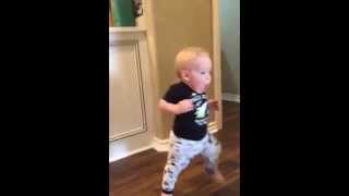 Baby Has Amazing Reaction To Grandpas Roar [upl. by Rahs]