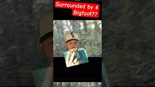 A Family of Bigfoot in All Shapes and Sizes Surround Individual Filming in the Woods [upl. by Zoie946]