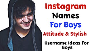 TOP 20 Instagram names for boys attitude Instagram username ideas for boys 2024 😎 [upl. by Thane]