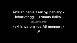 quotAli parentsBakar reaction to AliquotRequest byRAINBOW CHOCOmaaf kalo salah penulisannyreaddes [upl. by Odrahcir]