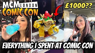 EVERYTHING I SPENT AT COMIC CON [upl. by Aronoh]