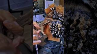 Wash and go with highlights natural hair before after [upl. by Akinajnat]