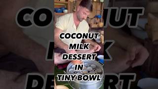 Kanom Tuay traditional coconut milk Thai dessert dessert sweet delicious [upl. by Minardi]