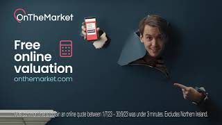 OnTheMarket  10 second TV advert 2024 [upl. by Adrahs]