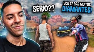 GEMEI A CONTA DO MENINO MAIS HUMILDE DO FREE FIRE [upl. by Damal]