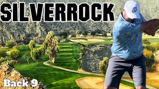 The Epic SilverRock Golf Course Vlog  Every Shot From The Back 9 [upl. by Leamaj]