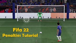 Penalties Tutorial Fifa 22  Never Miss a Penalty Again  3 Easy Ways [upl. by Ayekat262]