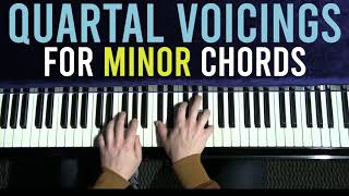 Quartal Voicings for Cm7 Dorian  Two Handed Comping  Jazz Piano Short Practice Ideas [upl. by Barbey604]