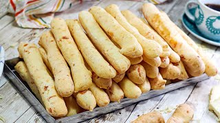 FAÇA O FAMOSO quotBISCOITO PALITO MINEIROquot FEITO COM POLVILHO QUEIJO E 1 SEGREDO [upl. by Cato246]