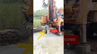 🔥 High pressure drilling 5quot inch water atlas copco 330 high pressure compressor and engine viral [upl. by Frasch536]