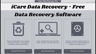 How to recover files with icare data recovery pro  free data recovery [upl. by Burk]